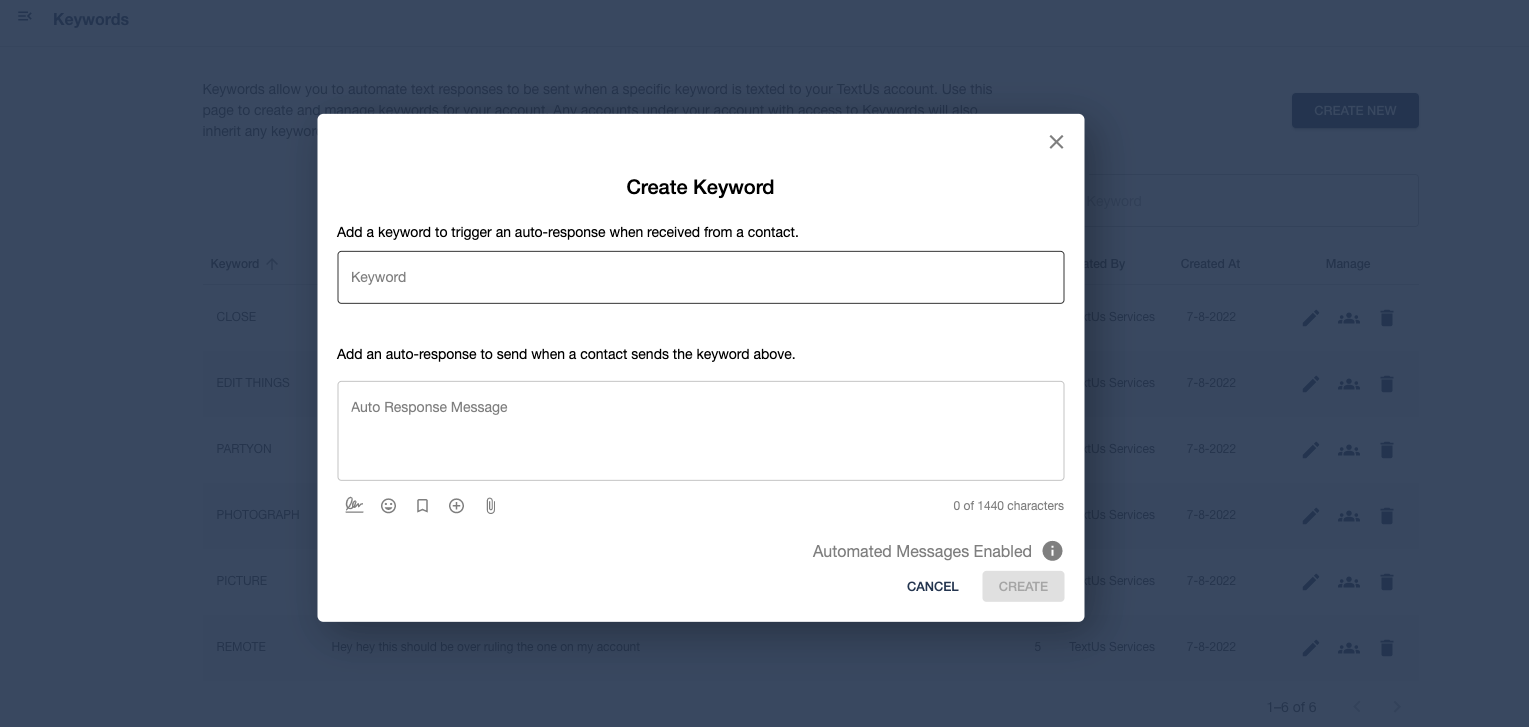 How to Setup Keyword Automation